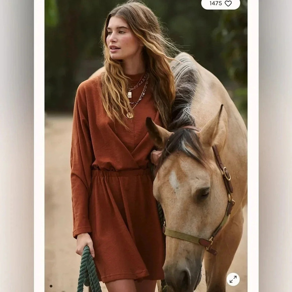 Free People Santa Maria Mini Dress - Picture 1 of 7